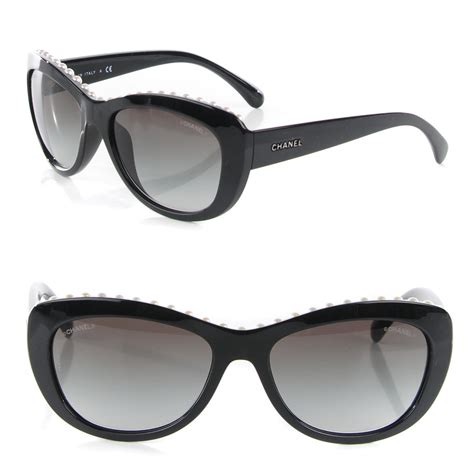 chanel cat eye pearl sunglasses|Chanel cat eye sunglasses 2022.